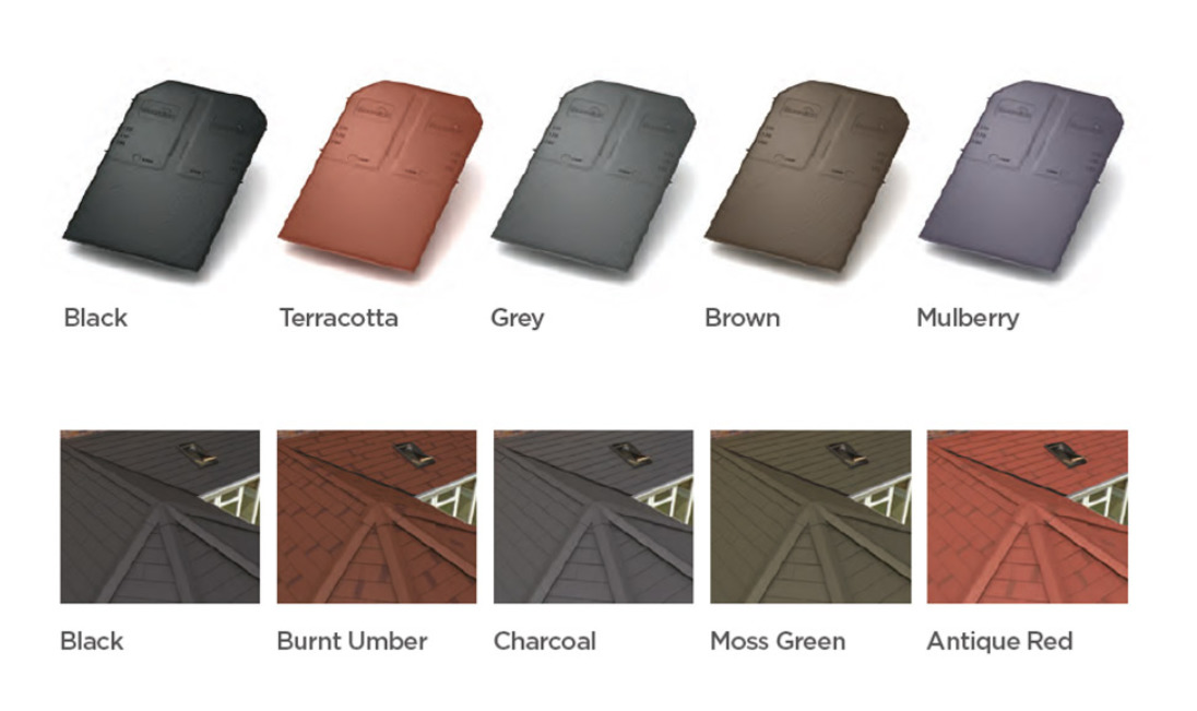 Composite Tile Colour Options.